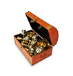 Open treasure chest
