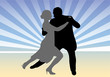 dancing couple - vector
