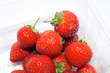 Corner of Strawberry Punnet Corner of Strawberry Punnet