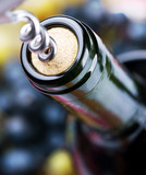 Bottle of Wine closeup - Fine Art prints