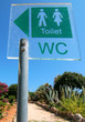 Toilet sign