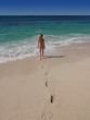 Foto: Fussspuren im Sand Fussspuren im Sand