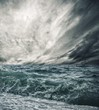 Big ocean wave breaking the shore Big ocean wave breaking the shore
