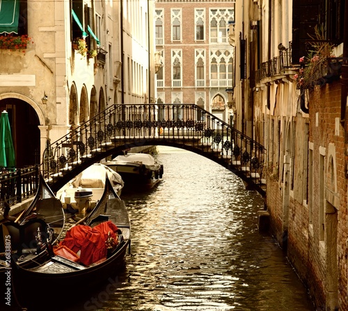 Foto: Traditional Venice gandola ride Traditional Venice gandola ride