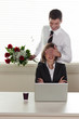 Photo: Valentine's day in the office Valentine's day in the office