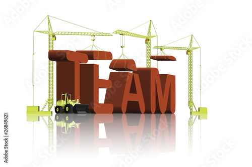 Illustration: team building team building