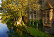 Houses on a Bruges canal