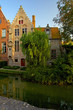 Autumn leaves on the canal