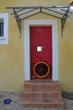 Porte rouge pour essais d'infiltrométrie