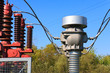 Photo: High voltage current transformer High voltage current transformer