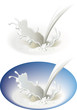 Milky splash