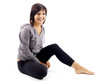 Woman Stretching. Model Released