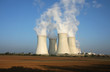 Photo en ligne au meilleur prix nuclear power plant and agriculture field