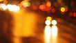 Light on evening highway
