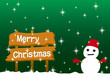 Ilustração vetorial : snowman snowman