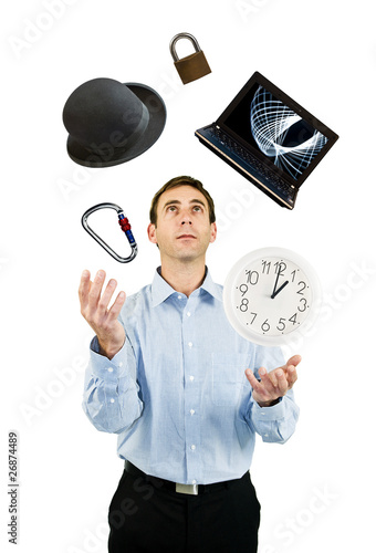 Photo: Juggling time Juggling time