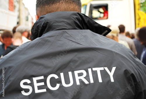 Photo: security man security man