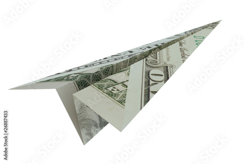 Illustration: dollar paperplane dollar paperplane