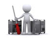 3d Technician repairing PC