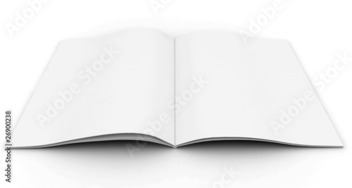 Illustration: 3d blank magazine 3d blank magazine