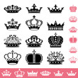 Crown Icons Set
