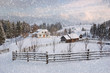 Winter landscape in mountains Winter landscape in mountains