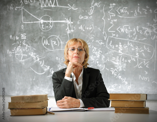 Photo: Professional teacher Professional teacher