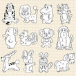 cute animals draw