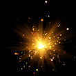 burning sparkler