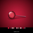 Card with lollipop