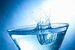 splashing water
