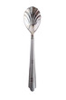 Silver table kitchen spon seashell isolated Silver table kitchen spon seashell isolated