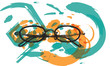 Eyeglasses illustration