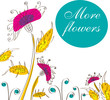 Cute floral background