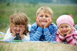 funny children outdoors