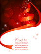 Christmas background with fir made of ribbon Christmas background with fir made of ribbon