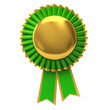 Blank award ribbon rosette