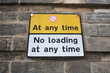 Parking Sign