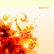 Red Abstract vector