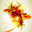 Red Abstract vector