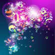 Abstract beautiful bubbles.
