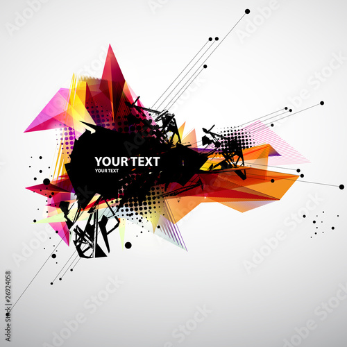 Vector: Modern urban banner. Modern urban banner.