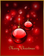 Red Christmas decoration background Red Christmas decoration background