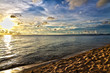 Sand beach at sunset in Phu Quoc close to Duong Dong, Vietnam