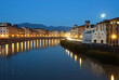 Night in Pisa, Lungarni View Night in Pisa, Lungarni View