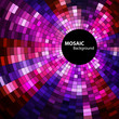 round mosaic banner