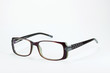 Chic glasses of white background