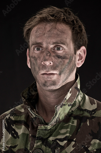 Photo: Soldier portrait Soldier portrait
