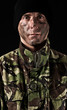 soldier in camouflage