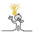 Vector: figur hat idee figur hat idee